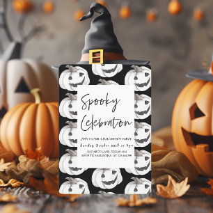 Gruselige Feier Frohe Halloween-Einladung Einladung