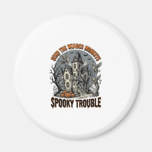 Gruselige geflügelte Affen Halloween-Shirt_1 Magnet