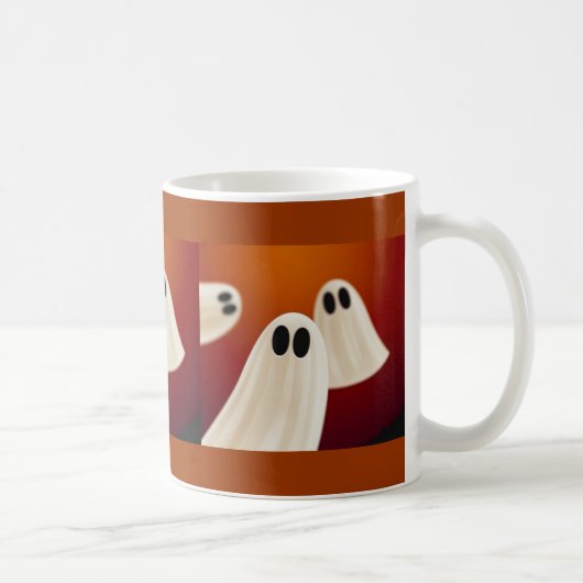 Gruselige Geister Kaffeetasse (Rechts)