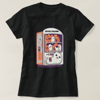 Gruselige Geister-Verkaufsautomat Süßes Halloween T-Shirt