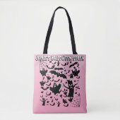 Gruselige Geistessilhouette Stash Kunst Tasche (Vorderseite)