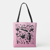 Gruselige Geistessilhouette Stash Kunst Tasche (Rückseite)