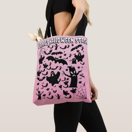 Gruselige Geistessilhouette Stash Kunst Tasche (Von Nahem)