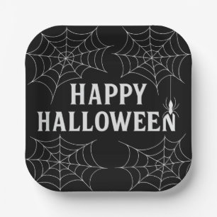 Gruselige Getränke Frohes Halloween Spinnennetze V Pappteller