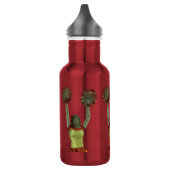 Gruselige Gothic Cheer Art Edelstahlflasche (Links)