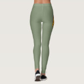 Gruselige Gothic Cheer Art Leggings (Rückseite)