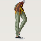 Gruselige Gothic Cheer Art Leggings (Rechts)