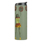 Gruselige Gothic Cheer Art Thermosbecher (Nach links gedreht)
