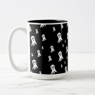 Gruselige gothische Geist-Illustration Zweifarbige Tasse