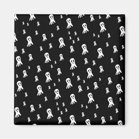 Gruselige gothische Geisterillustration Magnet (Vorne)