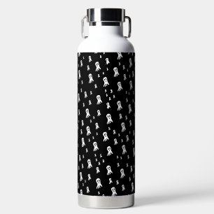 Gruselige gothische Geisterillustration Trinkflasche