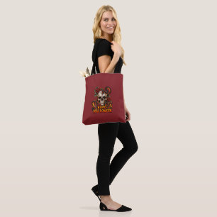 Gruselige gothische Halloween-Tasche mit einer det Tasche