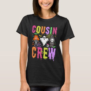 Gruselige Halloween-Cousin-Crew 2025 Geister-Trick T-Shirt