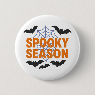 Gruselige Halloween-Fledermäuse-Webseite Button