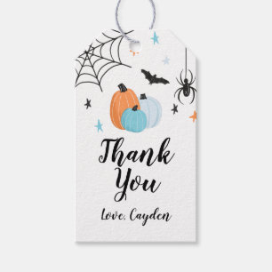 Gruselige Halloween-Geburtstags-Geschenkanhänger B Geschenkanhänger