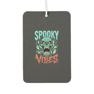 Gruselige Halloween-Geist-Schädel-Design_1 Autolufterfrischer