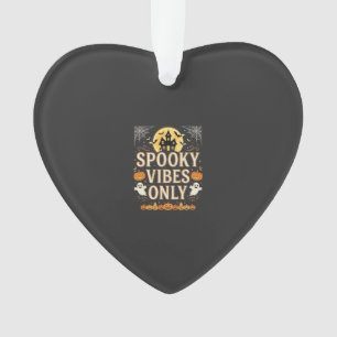 Gruselige Halloween-Geisterburg Design_1 Ornament