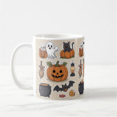 Gruselige Halloween-Geschenke Kaffeetasse (Links)