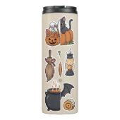 Gruselige Halloween-Geschenke Thermosbecher (Rückseite)