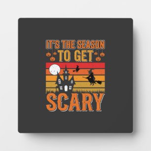Gruselige Halloween-Hexen-Spookshaus-Design_1 Fotoplatte