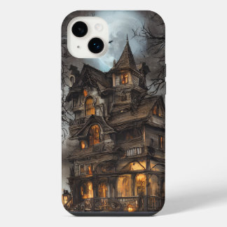 Gruselige Halloween-Hintergrund-iPhone-Hüllen iPhone 14 Plus Hülle