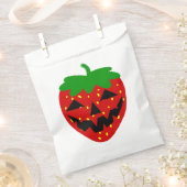 gruselige halloween Jack o'lantern Erdbeere Geschenktütchen (Ausgeschnitten)