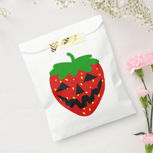 gruselige halloween Jack o'lantern Erdbeere Geschenktütchen (Versiegelt)
