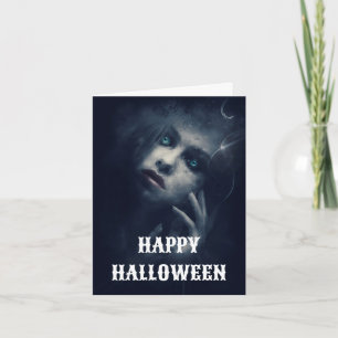 Gruselige Halloween-Karte Karte