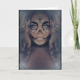 Gruselige Halloween-Karte Karte
