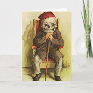 Gruselige Halloween-Karte Karte
