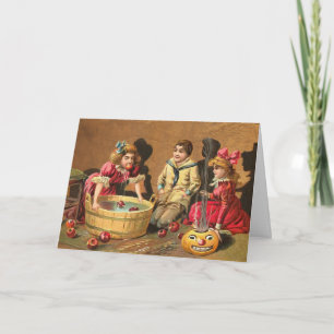 Gruselige Halloween-Karte Karte