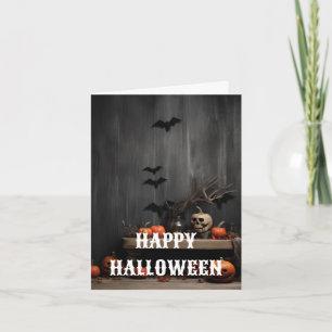 Gruselige Halloween-Karte Karte