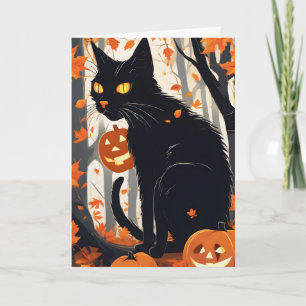 Gruselige Halloween-Karte Karte