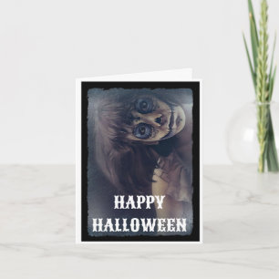 Gruselige Halloween-Karte Karte