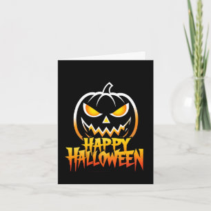 Gruselige Halloween-Karte Karte
