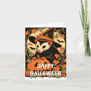 Gruselige Halloween-Karte Karte