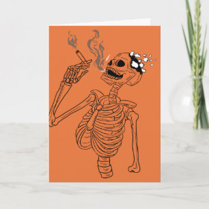 Gruselige Halloween-Karte Karte