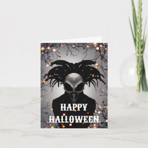 Gruselige Halloween-Karte Karte