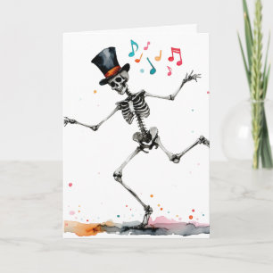 Gruselige Halloween-Karte Karte