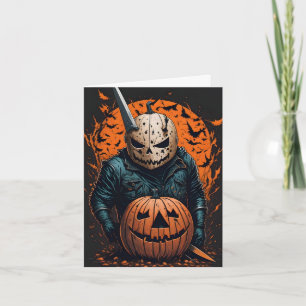 Gruselige Halloween-Karte Karte