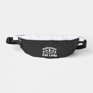 Gruselige Halloween Katzenlady_1 Bauchtasche
