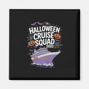 Gruselige Halloween-Kreuzfahrt-Mannschaft 2025 Kre Magnet