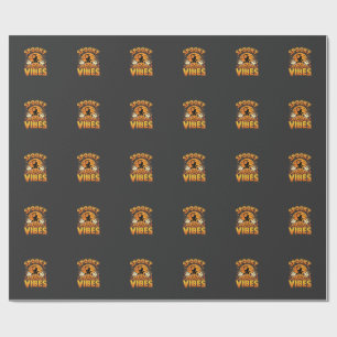 Gruselige Halloween-Kürbis-Hexen-Design_1 Geschenkpapier
