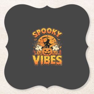 Gruselige Halloween-Kürbis-Hexen-Design_1 Untersetzer