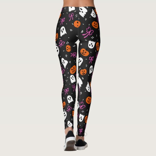 Gruselige Halloween-Leggings Leggings (Rückseite)