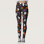 Gruselige Halloween-Leggings Leggings (Vorderseite)