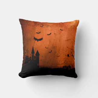 Gruselige Halloween-Nacht-Burg🎃 Kissen