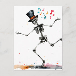 Gruselige Halloween-Nacht-Postkarte Postkarte