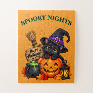 Gruselige Halloween-Nächte Puzzle
