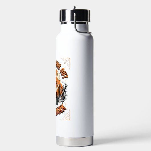 Gruselige Halloween-Nächte Trinkflasche (Links)